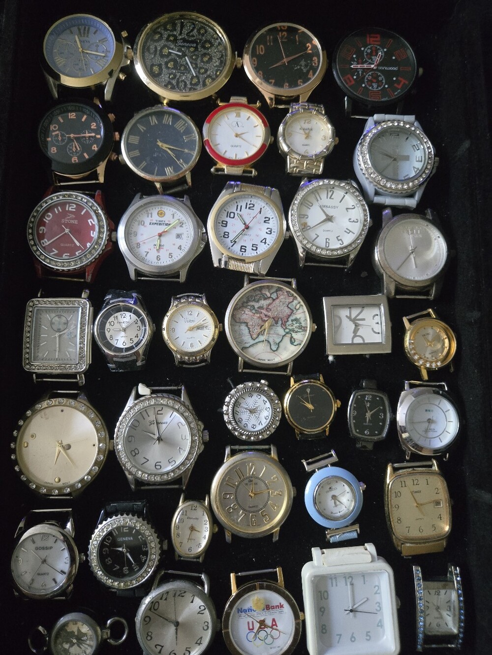 Watch Parts Craft Repair Broken Repurpose Vintage Fair Condition As Is Lot 1M
